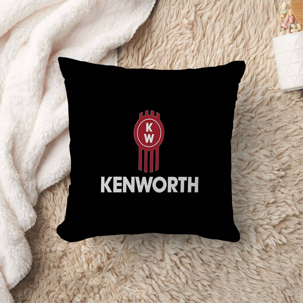 KKenworth truck Logo Pillow Gift Home Office Decoration Bedroom Sofa Car Cushion Cover case x