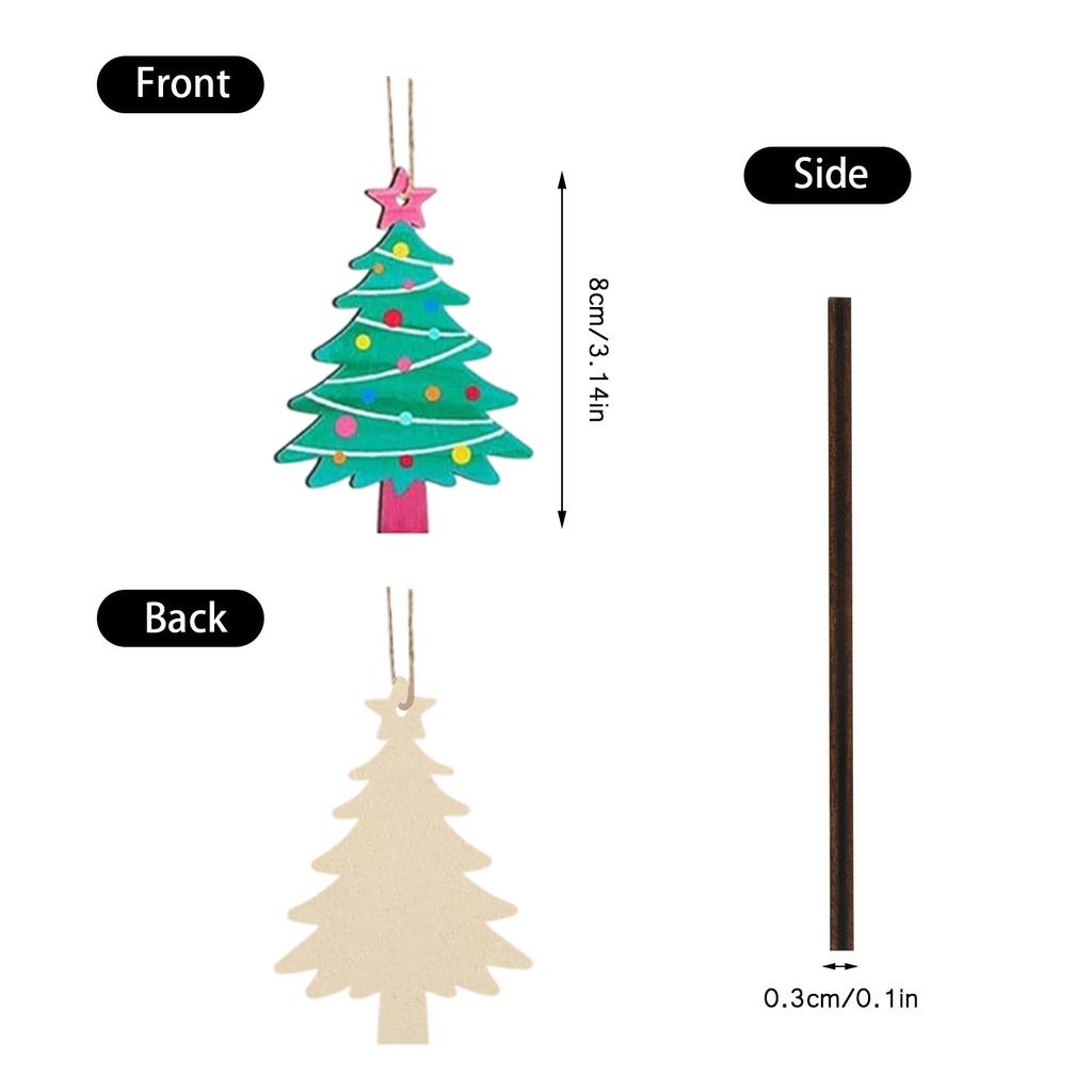 Christmas Decoration Pendant Christmas Tree Tag Theme Party Crafts Ornament