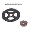 Steel 25H Chain Sprocket Set 29mm 80T Rear Sprocket Drive Chain Sprocket Set  E-Bike