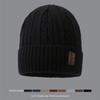 Wintermütze Samt Dicke Herren Strickmütze Warme Mütze Outdoor Ärmelkappe Skullies Beanies Ski Slouchy Cap