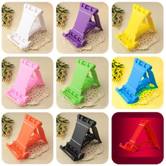 Universal Desktop Foldable Cell Phone Stand Wheel Holder for Samsung iPhone GPS