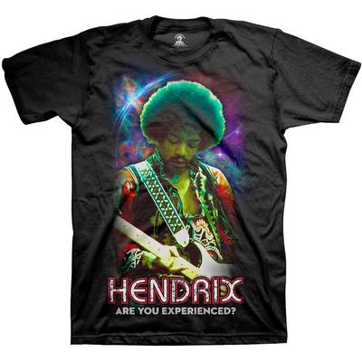T-shirt Cosmica Jimi Hendrix Nera Nuova T-shirt Unisex