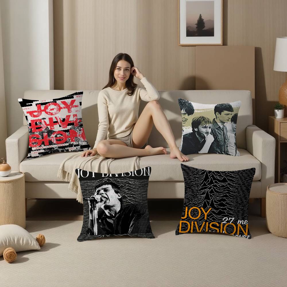 Band J-Joy D-Division Pillow Cover Design Cushion Cover Decor Holiday Decorati
