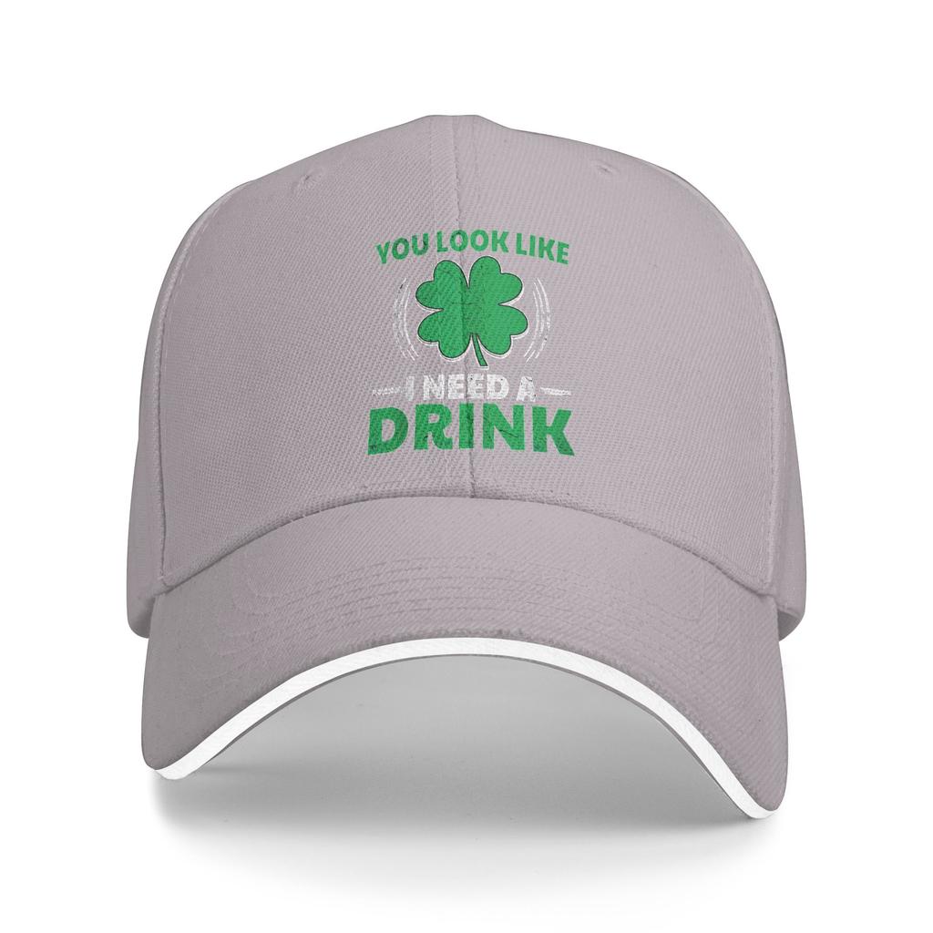 You Look Like I Need A Drink Irish St Patricks Day Drinking Sun Baseball Cap Summer Men Hip Hop Hats Outdoor Baseball Caps