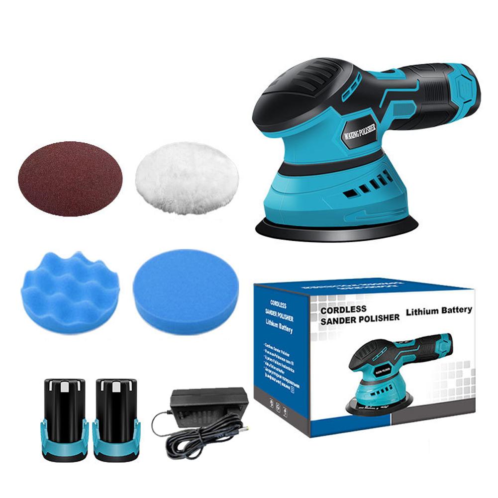 Cordless Car Polisher Electric Auto Polishing Machine Multifunctional Home Cleaning Metal Waxing
