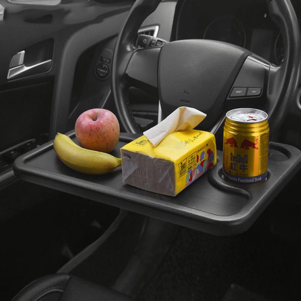 Steering Wheel Tray Car Table Eat Work Cart Drink Food Coffee Goods Holder Tray Laptop Computer Desk Cup Car Holder Accessories