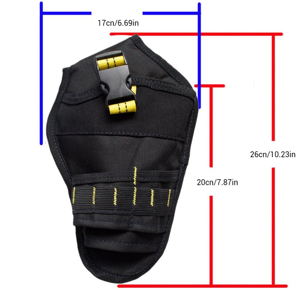 Fast Draw Design Tool Belt Pouch Hanging Design Drill Bit Holder Tool Storage Bag  Home Improvement