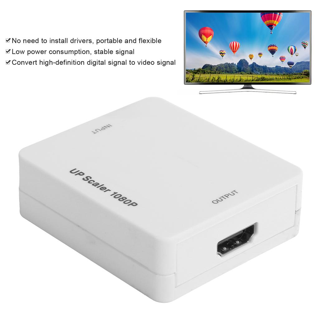 High Definition Multimedia Interface to AV Converter No Driver Video   Adapter 1080P
