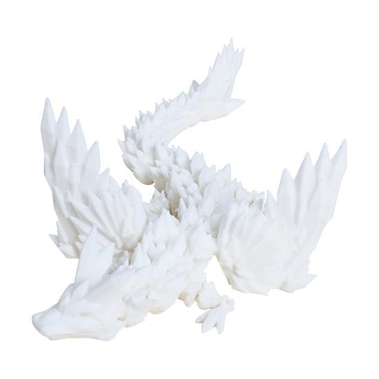 3D Printed Flying Dragon Figurine Movable Joints Colorful Dragon Figure Articulated Winged Dragon Model Fidget Toy Desktop Decoration Ornament