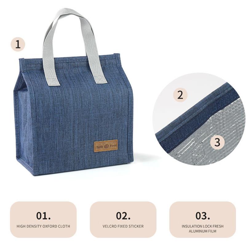 Lunch Bag For Women & Men Adult Insulated Lunch Box, Small Leakproof Cooler Food Lunch Containers Reusable High Capacity