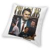 Charlie Kirk Pillowcase Soft Polyester Cushion Cover Decorations Pillow Case Cover Car Zipper 40*40Cm
