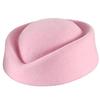 Classical French Flight Attendant Hat Polyester Stewardess Costume Accessoris Women Winter Fashion Headwear
