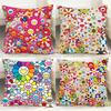 T-Takashi M-Murakami Cushion Cover Comfortable Reversible Pillow Cover Ideal for Car Sofa Bedroom & Beyond