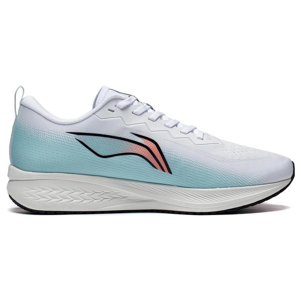 Li Ning Red Hare 6 Rutschfest Abriebfest Niedrig geschnitten Laufschuhe Herren Weiß Blau ARMT015-5