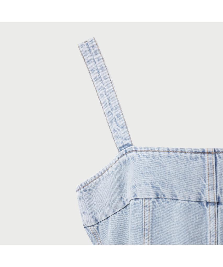 IROWOMEN Fijaraspe2 Denim Buckle Dress_Iodam25102Bul