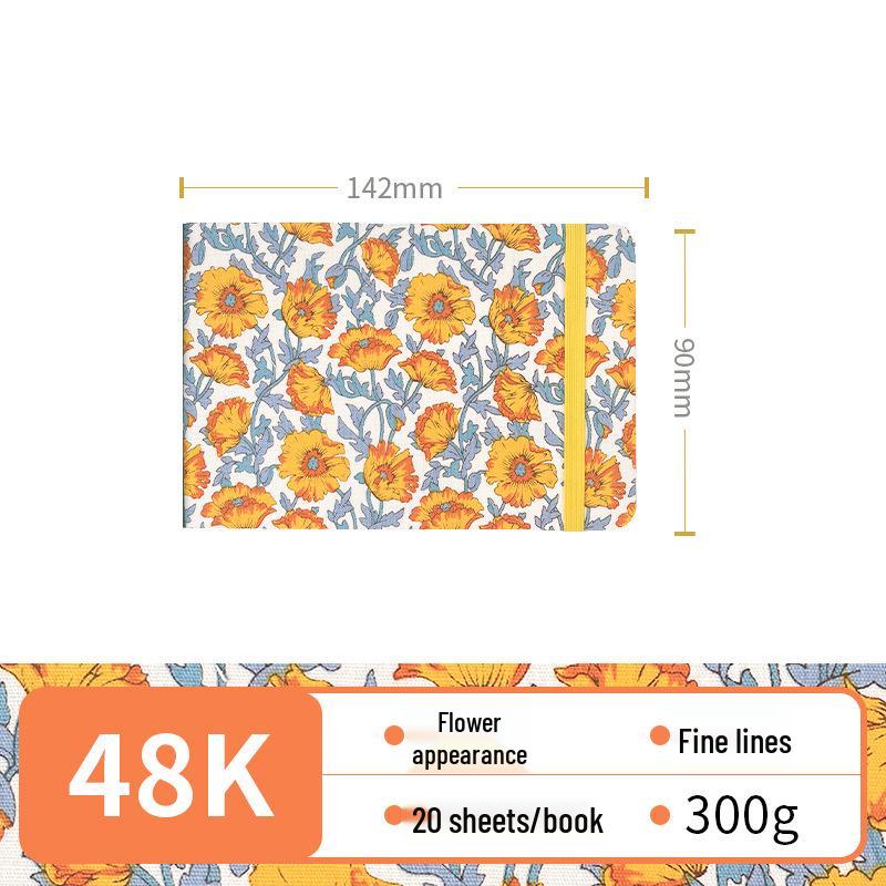 Thickened Student Watercolor Journal Set - 300g Blank Art Square