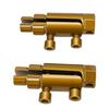 2 Set Broken Pipe Thread Extractor Tool Alloy Steel Pipe Nipple Remover Set for 1 2 3 4 1 Inch Pipe