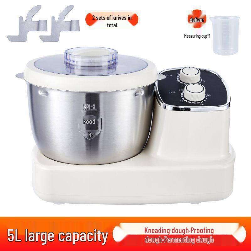 Fully Automatic Small Household Dough Mixer with Intelligent Kneading, Proofing, Beating, and Constant Temperature Fermentation.