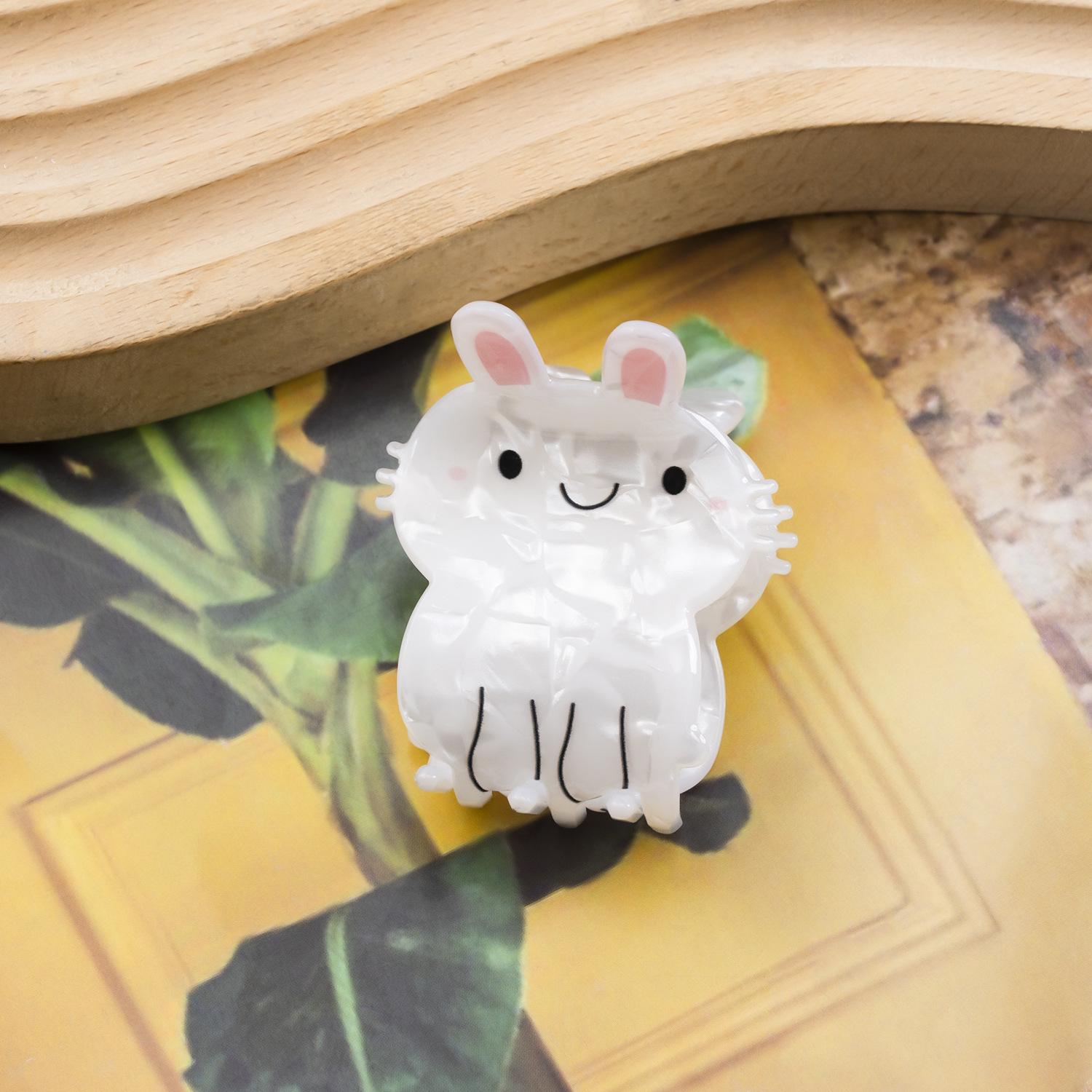 Bamboo Yao Jewelry Super Cute Rabbit Small Hair Clip for Women s Half Updo