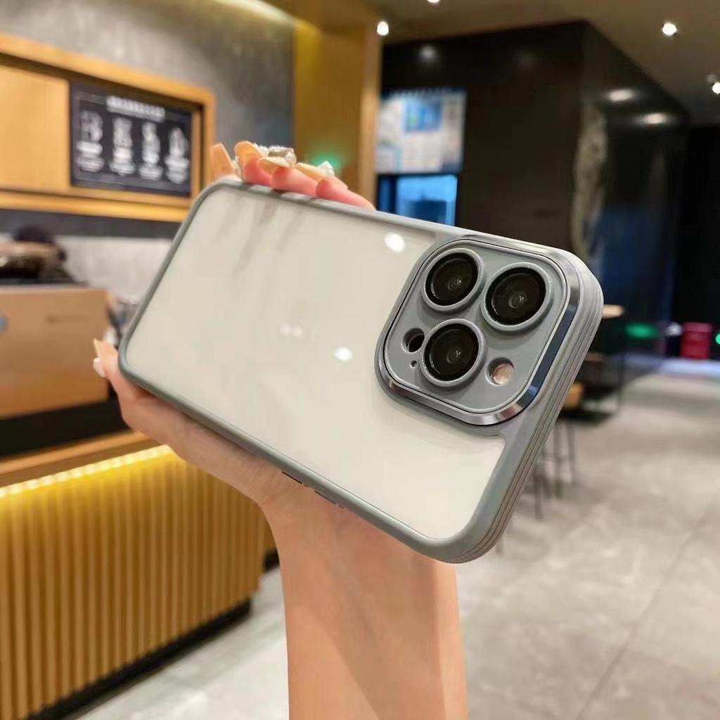 Applicable to iPhone11promax mobile phone case with its own lens film Apple 11 Jingrui all-inclusive transparent 11 protective case