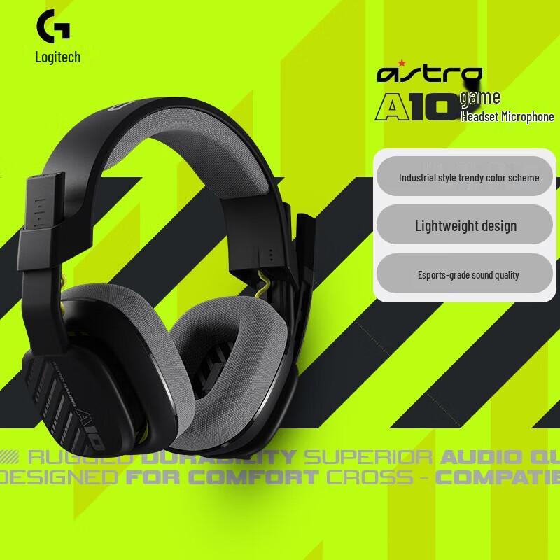Logitech Astro A10 Enhanced Wired Gaming Headset