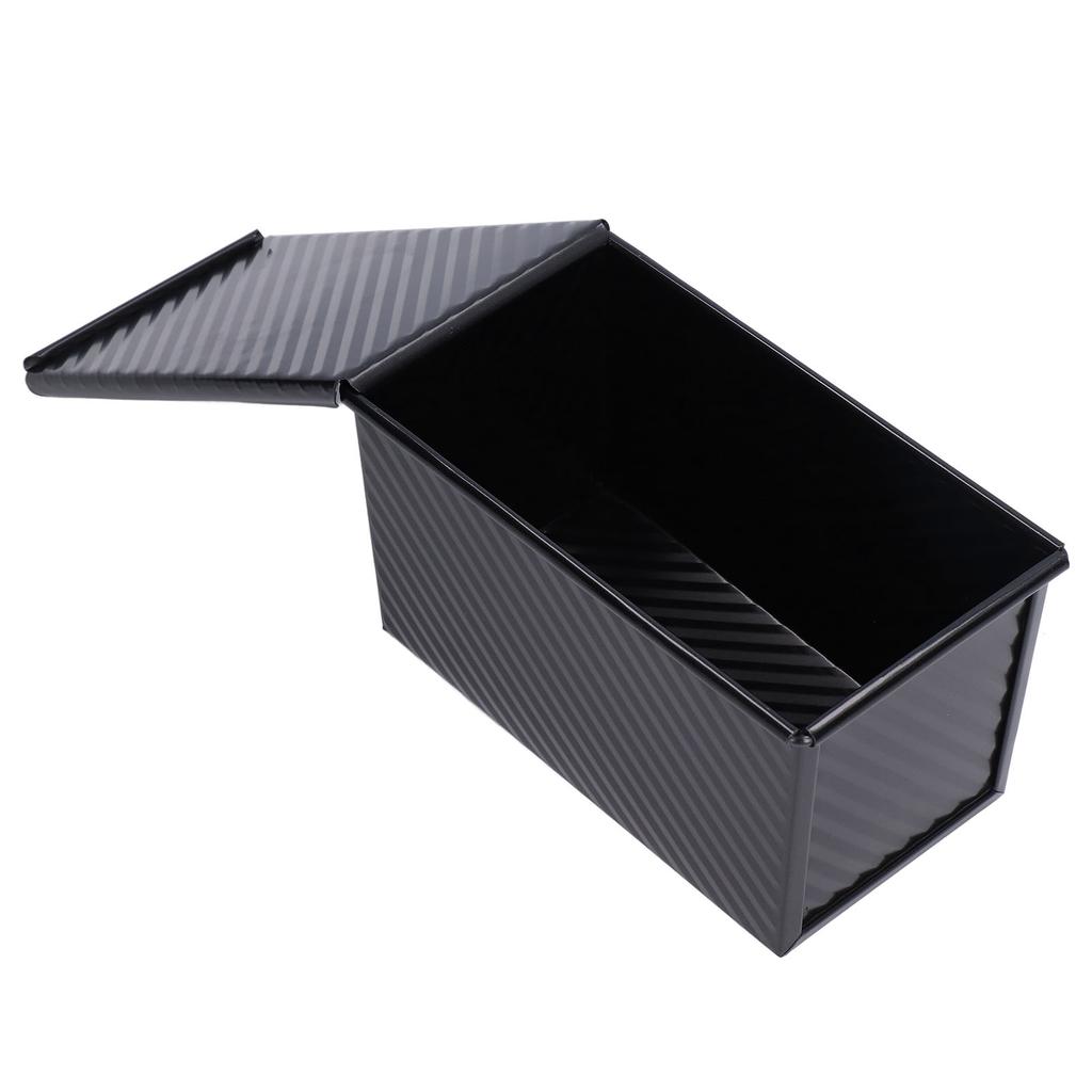 Carbon Steel Baking Loaf Pan Prevent Stick Easy Demoulding Bread Toast Mould with Lid for Baking