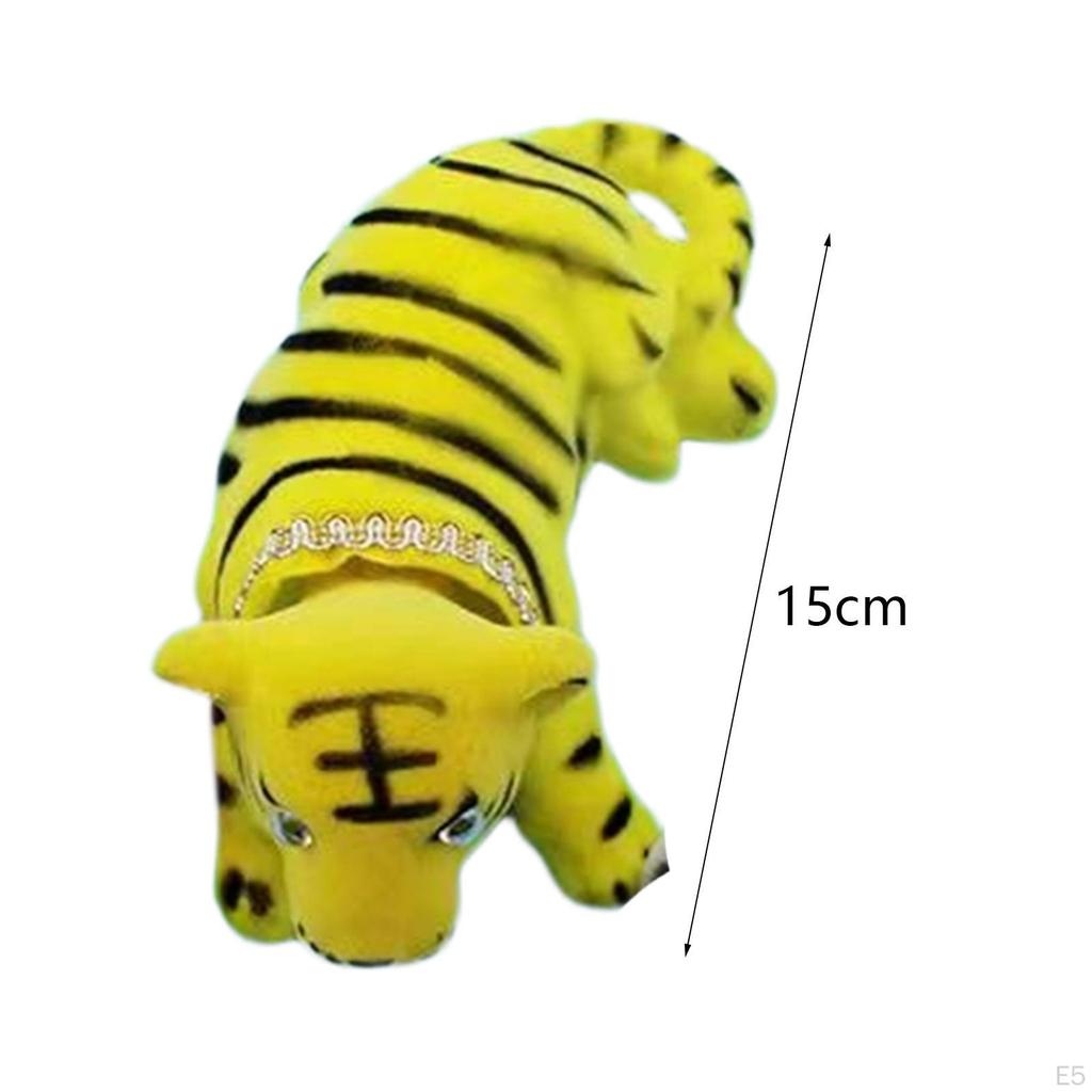 Car Dashboard Nodding Head Tiger Decoration Accessory High Emulation Cute Creative Lover Gift