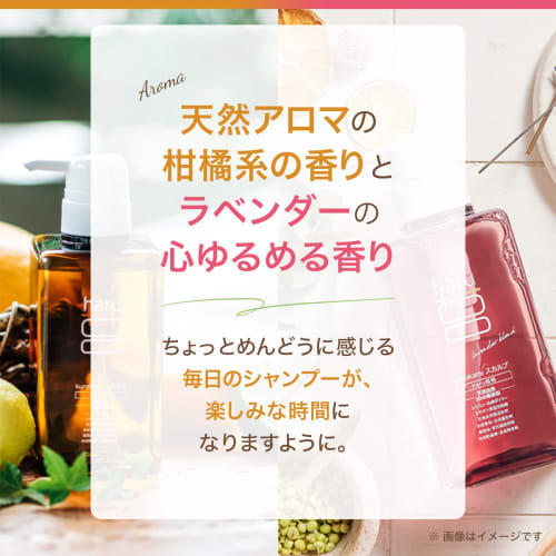 Haru Kurokami Shampoo Set (400ml / Citrus & Lavender Blend / 1 Bottle Each) Amino Acid-based Scalp Shampoo Scalp Care Sensitive Skin Non-silicone Sham