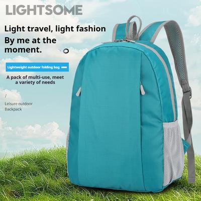 Outdoor Casual Large Capacity Lightweight Shoulder Bag Folding Bag Suitable for Outdoor Sports Travel Mountaineering Commuting