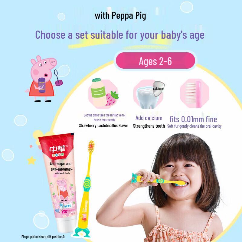 Zhonghua Anti-Sugar Kids Toothpaste Combo 4-Pack