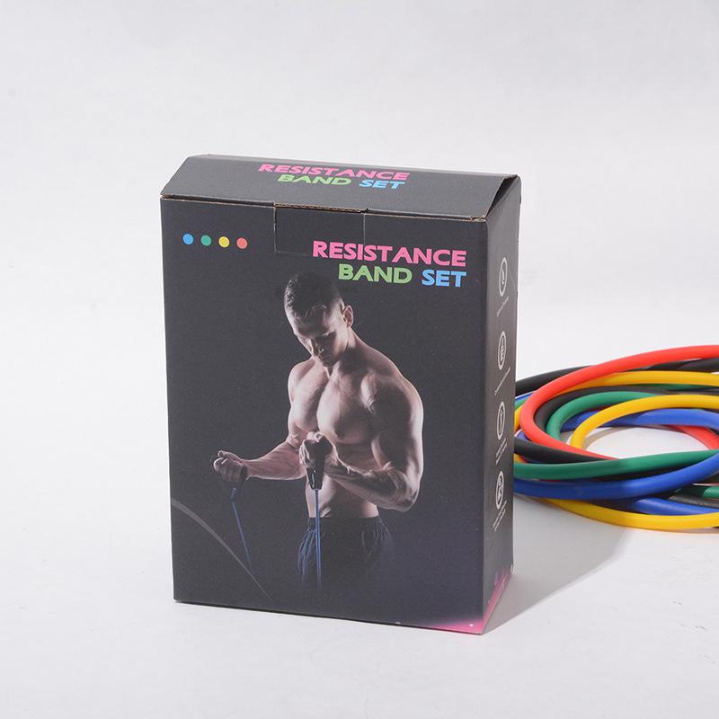 Home Fitness Resistance Band Set for Arm, Leg, and Waist Training