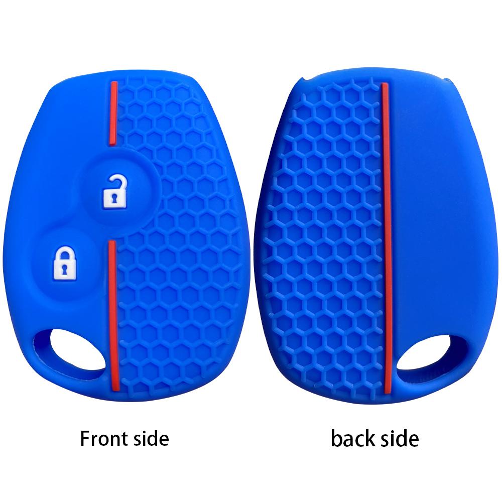 silicone key cover holder key case for Renault Clio 3 Logan 2 Dacia Duster sandero stepway Lada Largus for Nissan Almera terrano