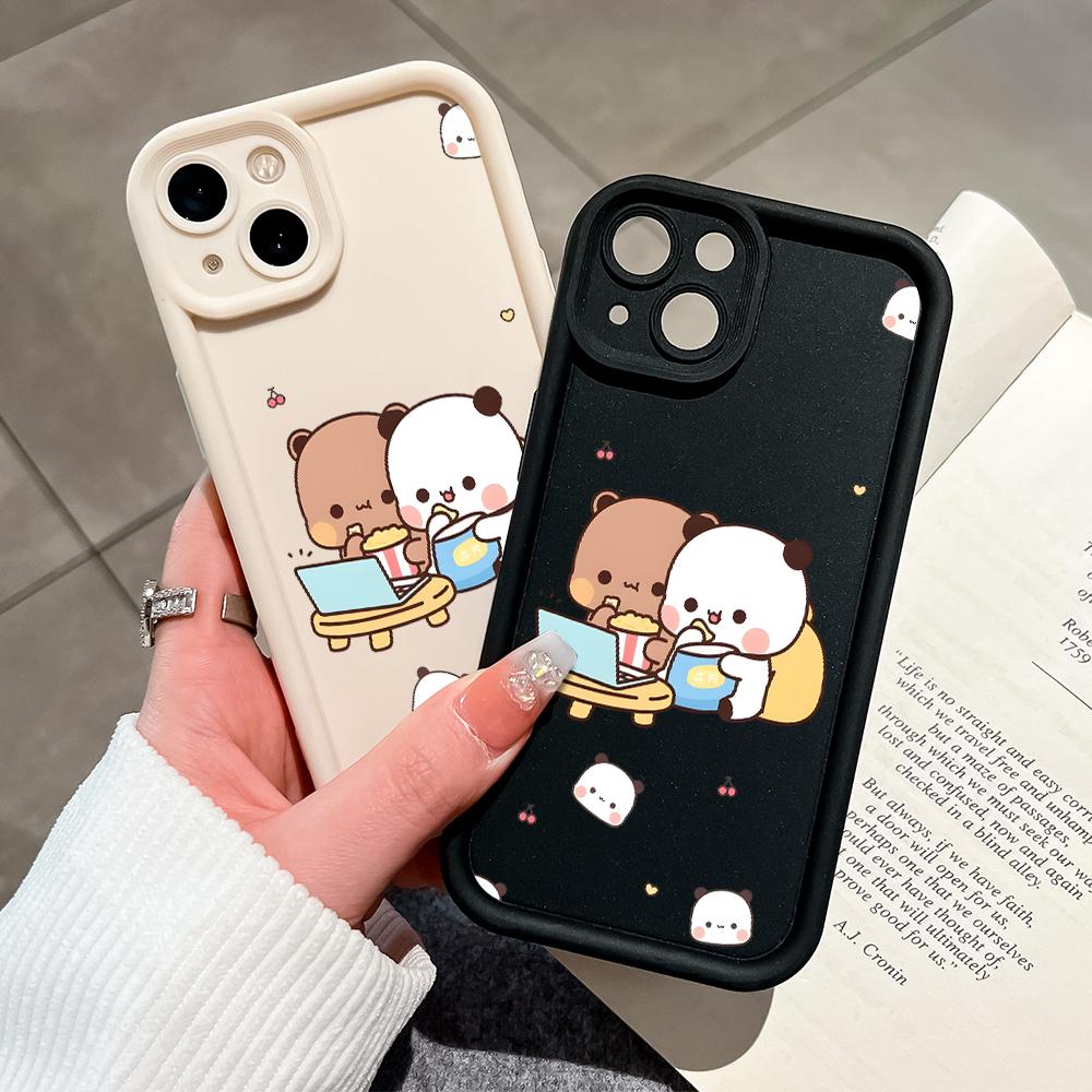 Soft Silicone Phone Casing Full Cover Camera Shockproof Protection Case for Samsung Xiaomi Redmi Poco