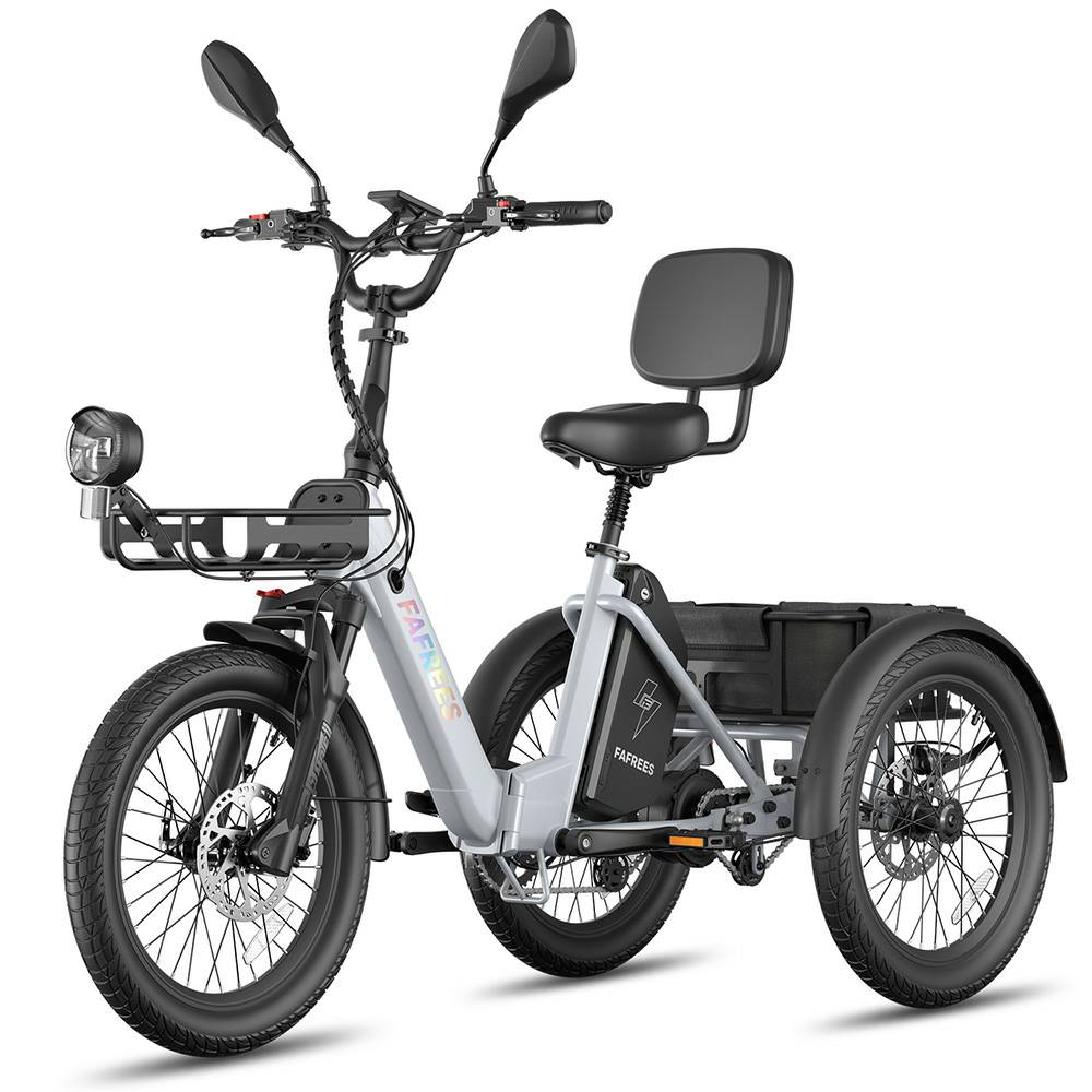 Bicicleta Eléctrica Fafrees F20 Mate Motor de 250W Frenos de Disco Doble Neumático de Aire 20"x2.5" Plegable E-Bike de Carga Pantalla LCD 48V 21Ah Carga Máxima 180Kg