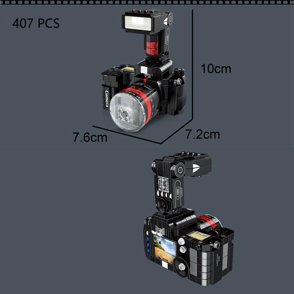 Vintag Camera Model Bricks for Kids Learning Toy Educational Building Block Model Construction Kits for Children
