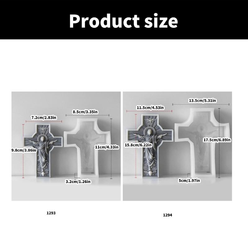 Creative Religious Silicone Mold Crafting Accessories Molds Candle Making Moulds Suitable for Home Decors Enthusiasts