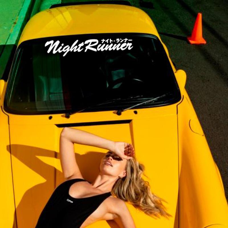 “Nightrunner”Stickersjdm Style Stickers Transform Your Car With Stylish Car Accessorieshigh Quality For Cars Trucks Motor!