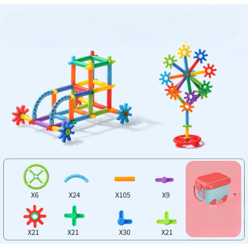 Photos - Construction Toy Handmade Straw Building Block Toys Kindergarten Teaching Aids and Educational Construction Area Materials 29*23*21cm