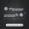 Adesivi per Finestrini Auto Decalcomanie Creative Adesivi con Logo Colorati Per Volkswagen VW Scirocco Golf Amarok T5 Passat Polo Arteon Jetta