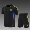 Manchester United Football Suit Custom Autumn And Winter Long-Sleeved Half-Pull Pre-Game Warm-Up Children'S Short-Sleeved Training Suit