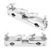 Metal Cowbell Mounting Bracket Silver Percussion Clamp Mount Iron Connecting Bracket For Drum Set