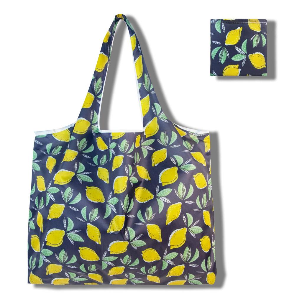 Eco-Friendly Large Capacity Foldable Tote Bag - Creative, Portable, Printed, and In Stock