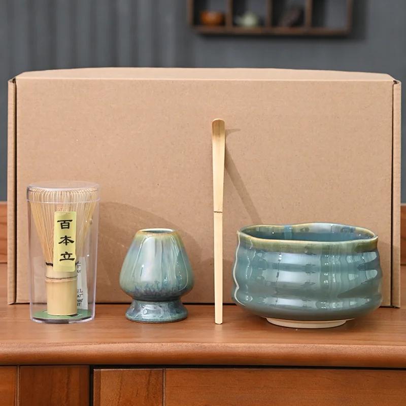 Japanese Matcha Set Safe Bamboo Whisk Teaspoon Tea Sets Indoor Beverage Shop Tea-making Tools Accessories Birthday Gifts Home