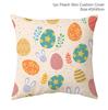 Easter Bunny Pillowcase Happy Easter Decoration For Home Easter Rabbit Eggs Cushion Cover Decorative Pillow Case Easter Gift