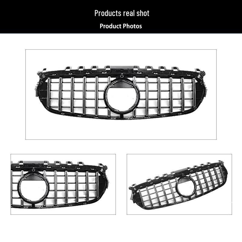 Front Grille Replacement for 2020-2025 Mercedes-Benz B-Class W247 GT - Silver