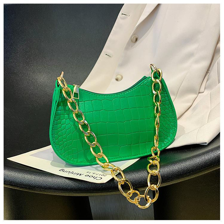 Bag Women's 2025 Spring New Fashion Trend Simple Shoulder Bag Casual Simple Handbag Underarm Bag