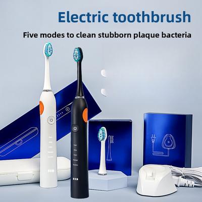 Electric Toothbrush Adult Model, DuPont Bristle Electric Toothbrush, Charging and Waterproof, Family Set Electric Toothbrush