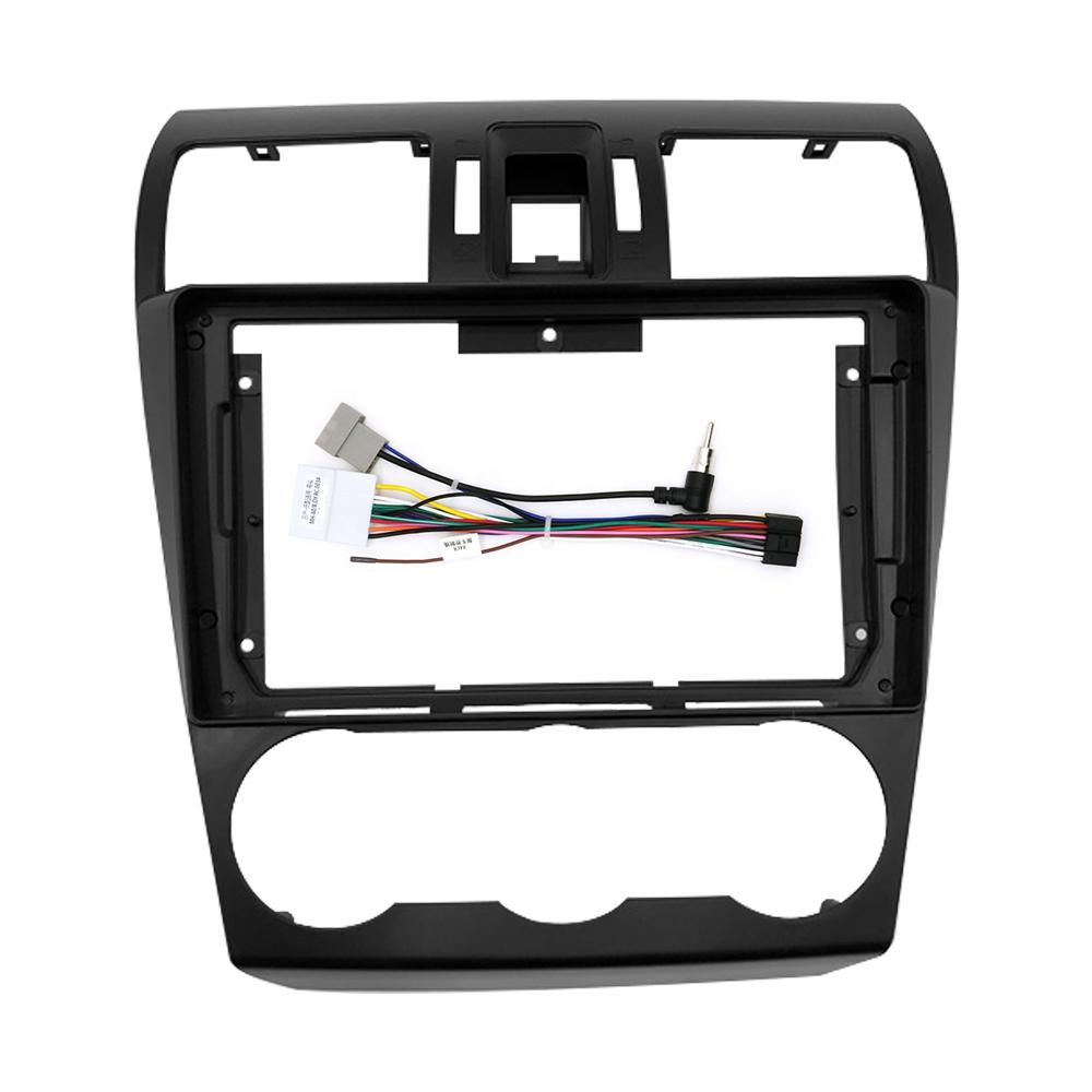 Für SUBARU FORESTER IMPREZA XV CROSSTREK WRX LEVORG 2013+ Stereo-DVD-Player Panel Armaturenbrett-Einbausatz Rahmen 9 Zoll Radioblende passend
