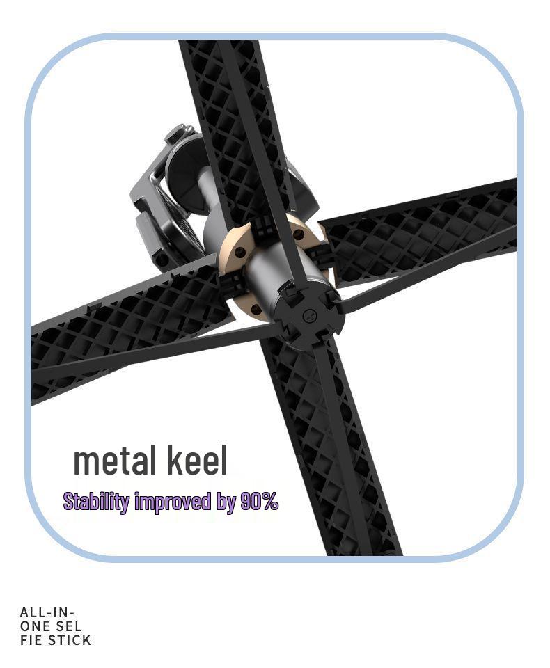 1.8m Selfie Stick Tripod & Video Stabilizer: Professional Live Streaming Floor Stand for All Mobile Phones