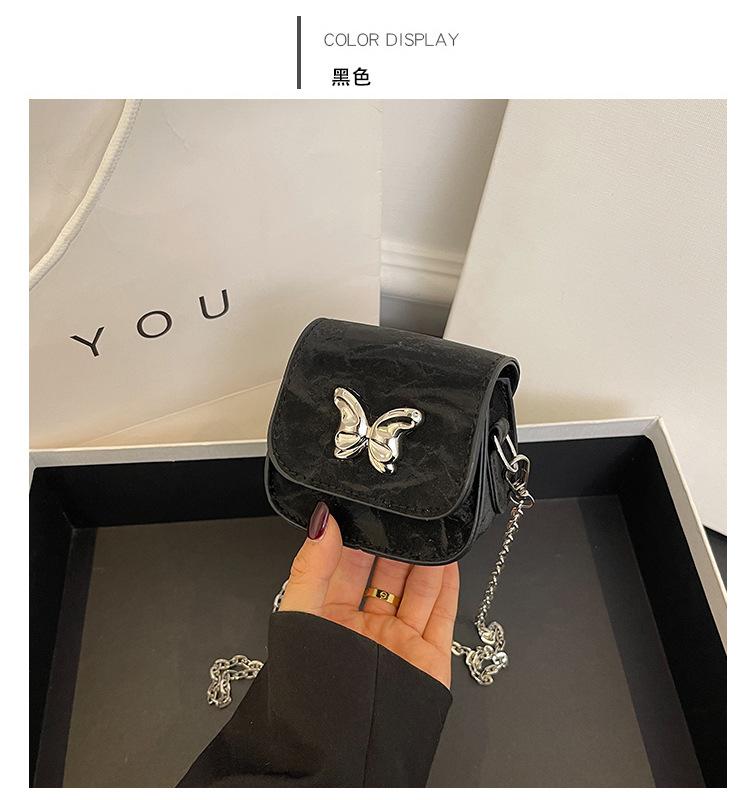Премиум маленькая сумка женская летняя новая мини помада косая сумка популярная бабочка — фото 11